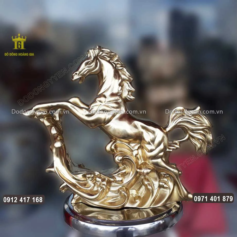 Tượng Ngựa Cưỡi M&acirc;y Bằng Đồng C&aacute;t T&uacute;t Cao Cấp